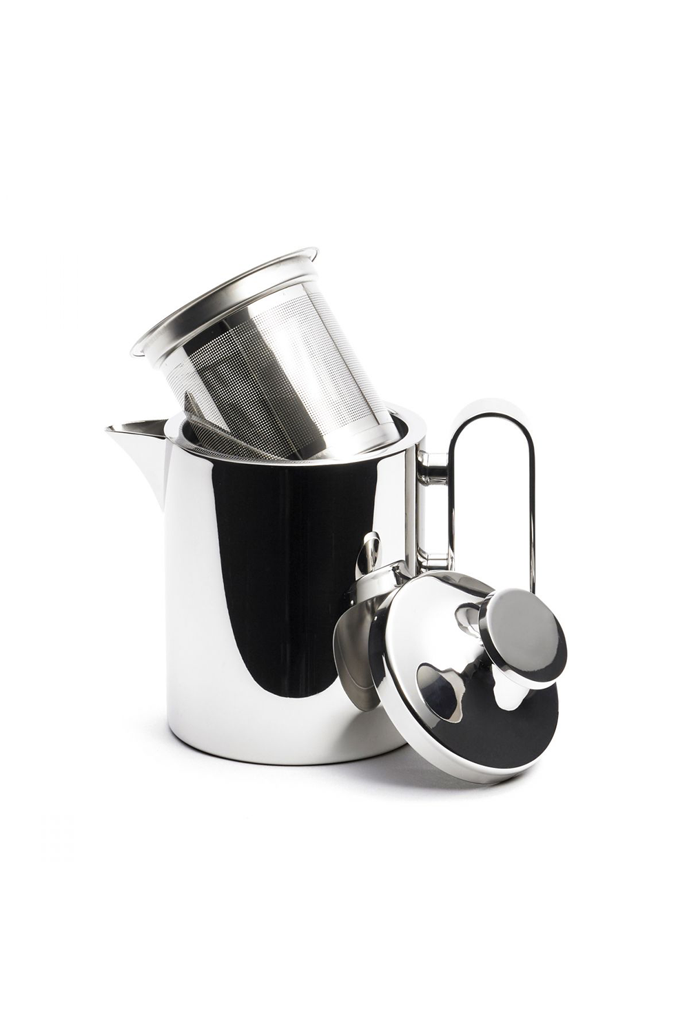 Stainelss steel handle 0.5L teapot